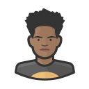 Avatar of aging teenager black male