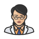 Avatar of asian doctor woman necktie