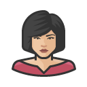 Avatar of asian vneck woman avatar