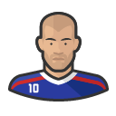 Avatar of footballers zinadine zidane