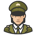 Avatar of military general asian female