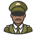 Avatar of military general black male