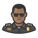 Avatar of police officer 2 black male