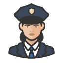 Avatar of police officers asian female