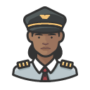Avatar of airline pilot black female