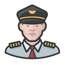 Avatar of airline pilot white male