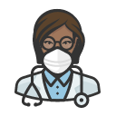 Avatar of avatar doctor black female coronavirus