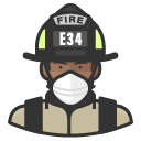 Avatar of avatar firefighter black male coronavirus