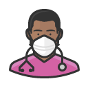 Avatar of avatar nurse black male coronavirus