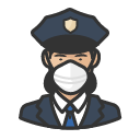 Avatar of avatar police asian female coronavirus