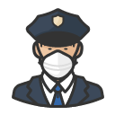 Avatar of avatar police asian male coronavirus