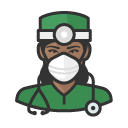 Avatar of avatar surgeon black female coronavirus