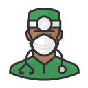 Avatar of avatar surgeon black male coronavirus