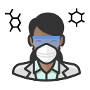 Avatar of avatar virologist black female coronavirus