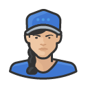 Avatar of baseball caps 2 asian female