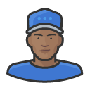 Avatar of baseball caps 2 black male