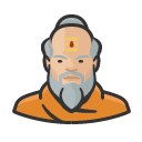Avatar of buddhist monk beard asian