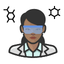 Avatar of chemist black female