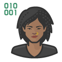Avatar of computer programmer black female