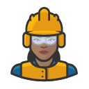 Avatar of construction crew black female