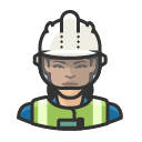Avatar of construction worker hardhat asian woman