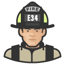 Avatar of firefighter asian male