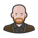 Avatar of ginger bald beard man