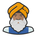 Avatar of indian sikh turban beard