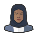 Avatar of muslim attire black female