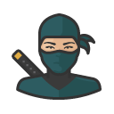 Avatar of ninja assassin japanese sword woman