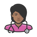 Avatar of nurse black female