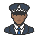 Avatar of police officer scotland yard african man