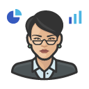 Avatar of stock analyst asian female