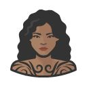 Avatar of tattooed person black female