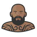 Avatar of tattooed person black male