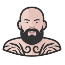 Avatar of tattooed person white male