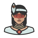 Avatar of traditional attire native female